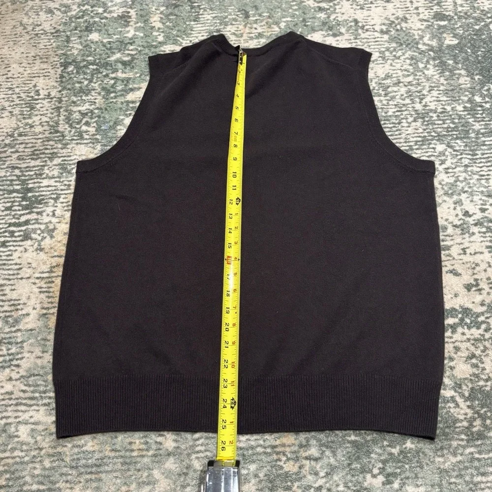 Shephe 100% Cashmere Mens Sweater vest Medium Brown
